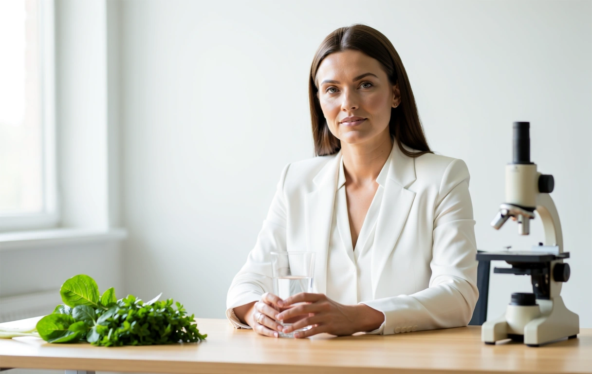 Ernährungsexpertin bei der Arbeit